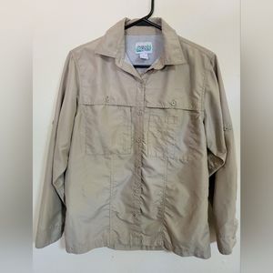 Guide's Choice - Women's Outdoor Sun Shirt, Beige, Size Large